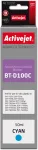 Tooner Activejet AB-D100C Ink cartridge for Brother printers, replacement for Brother BT-D100C; Supreme; 50 ml; cyan