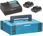 MAKITA POWER SUPPLY SET 12V 2x2,0Ah (BL1021Bx2+DC10SB) MAKPAC