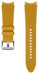 SAMSUNG Hybrid Leather Band (20 mm, M/L) mustard