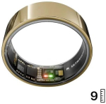 Ultrahuman Ring Air - Smart Ring f&uuml;r Frauen und M&auml;nner - Schlaf -und Fitness Tracking Wearable - Herzfrequenz - Smartring Bionic Gold Gr&ouml;&szlig;e 9