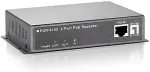 Level One LevelOne PoE Repeater Cascadable 3xFE PoE grau