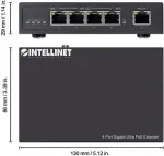 Intellinet Network Solutions Ultra PoE 4-pordiline Gigabit v&otilde;imendi 802.3at/af