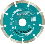 MAKITA DIAMOND BLADE 125x22,23mm SEGMENT /10pcs. CONCRETE, BRICK, MARBLE