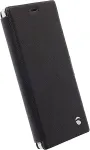 Krusell Kaitse&uuml;mbris kaanega Malm&ouml; FlipCase Stand, Huawei P8, must,