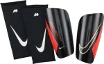 No name Ochraniacze piłkarskie Nike Mercurial Lite czarno-czerwone DN3611 014 XL