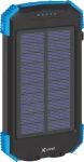 Xlayer Akupank PLUS Solar Juhtmevaba, Must/sinine 10000mAh