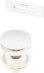 Deante Bathtub accessories set - stopper and overflow