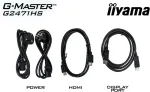 Monitor Iiyama G-Master/G2471HS-B1/23.8"/IPS/FHD/240Hz/0.3ms/Black/3R