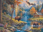 Trefl Pusle ja plakat Metsik loodus, 3000 osa