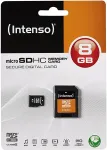 M&auml;lukaart Intenso microSD 8GB 5/21 Class 4 +AD