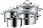 WMF consumer electric WMF pot set Provence Plus, 4-piece (stainless steel)