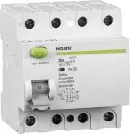 Noark Off. Diff. , Icn=6kA, 4-speed, In=63A, I?n=100mA, type A