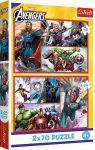 Trefl AVENGERS puslede komplekt, 2x70 osa
