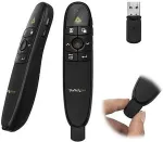 StarTech.com Wireless Presentation Remote with Red Laser Pointer - 90 ft. (27 m) - TAA