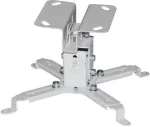 Techly Deckenhalterung f. Beamer, ausziehbar, 130mm, silber