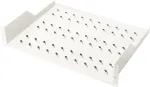 Digitus | Fixed Shelf for Racks | DN-97610 | Perfect for storage of components which are not 483 mm (19&rdquo;) suitable; Slim design which takes space of 2 height units; Easy and quick to mount or dismount; Load capacity: 25 kg; Dimensions: 88 x 482 x 349 ...