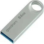 M&auml;lukaart GoodRam Pendrive UNO3 64GB USB 3.2 Gen1 silver