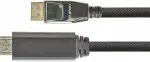 Good Connections Python DisplayPort 1.4 an HDMI 2.0 Kabel Nylong. schwarz 2m