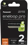 Panasonic Batteries Rechargeable batteries PANASONIC ENELOOP PRO AA 2500 mAh 2 szt (BK-3HCDE/2CP)