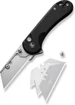 No name CIVIVI Elementum Utility Aluminum Black Knife