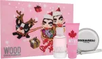 Dsquared2 Wood For Her Set2 (EDT 100ml + Shower gel 100ml + Wallet) - parf&uuml;&uuml;mikomplekt naistele