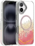 TelForceOne Epoxy Mag mobile phone case 15.5 cm (6.1") Cover Gold, Pink, Transparent
