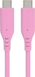 PREMIUMCORD silicone USB-C 60W, pink, 1.5m
