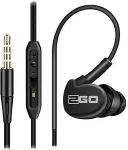 2GO In-Ear Sport-Headset "Active" m. Rufann.&Lautst&auml;rker. sw