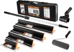 NEO TOOLS Zestaw szpachli do gładzi, kij teleskopowy, adapter, wałek do gładzi, pakowany w walizce