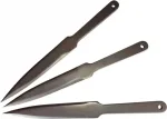 KAL22 Sports throwing knives LIDER 3pcs silver