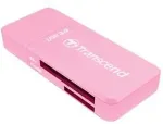 Kaardilugeja Transcend Information Card Reader Transcend F5 USB3.0 SD/microSD Card Reader pink
