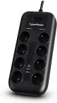 UPS Cyberpower Tracer III P0820SUF0-FR surge protector Black 8 AC outlet(s) 200 - 250 V 1.8 m
