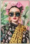 Home4you Maal raamiga FAMOUS 82.5x122.5cm, "Frida"