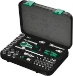 Wera 8100 SA 4 Zyklop Speed Ratchet Set, 1/4 Drive imperial