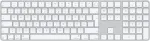 Klaviatuur APPLE Magic Keyboard with Touch ID and Numeric Keypad | Keyboard | Wireless | Swedish | White