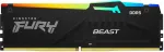 M&auml;lu Kingston FURY Beast RGB - DDR5 - Modul - 8 GB - DIMM 288-PIN - 5200 MHz / PC5-41600 - CL40 - 1.25 V - ungepuffert - on-die ECC (KF552C40BBA-8)
