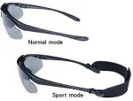 WOSPORT Photochromic cycling glasses with UV protection and corrective insert, Rockbros 14110023003, white