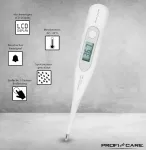 Termomeeter ProfiCare Kraadiklaas PCFT3057
