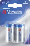 VERBATIM Batteries C (LR14), 2-pack Alkaline, 1.5 V / V49922