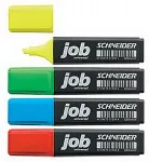 Schneider Tekstimarker Job 1-4,5mm, 4-v&auml;rvi