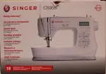 Singer SALE OUT. | Sewing Machine | C5955 | Number of stitches 417 | Number of buttonholes 8 | White | DAMAGED PACKAGING AND EXTENSION TABLE COVER PAINT