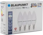 Blaupunkt LED lamp E14 595lm 7W 2700K 4tk