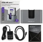 QOLTEC 2in1 HDD SSD docking station SATA m.2 NVMe
