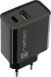 NATEC USB Charger Ribera 1x USB-A USB-C