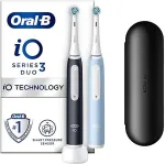 Oral-B iO Series 3 Duo Elektrisk tandb&oslash;rste Sort/Bl&aring;