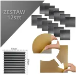 DNA AM4 BK acoustic panel set of 12 pcs. black
