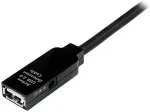StarTech.com aktives USB2.0 Verl&auml;ngerungskabel - Stecker/Buchse - USB-Verl&auml;ngerungskabel - USB Typ A, 4-polig (M) - USB Typ A, 4-polig (W) - 20,0m (USB/USB2.0) - aktives Kabel (Signalregenerierung) - Schwarz (USB2AAEXT20M)