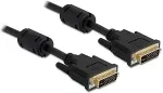Delock Kabel DVI 24+5 Stecker > DVI 24+5 Stecker 5 m schwarz