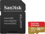 M&auml;lukaart Western Digital SD MicroSD Card 32GB SanDisk Extreme SDHC inkl. Adapter