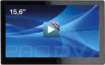 Monitor ProDVX | Digital Signage | SD-15 | 15.6 " | 250 cd/m&sup2; | Landscape/Portrait | 24/7 | 160 &deg; | 160 &deg; | 250 cd/m&sup2;